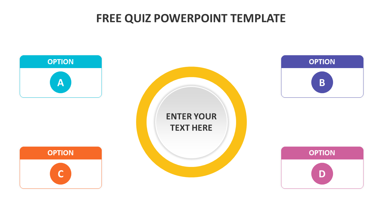 Free - Super Free Quiz PowerPoint Template For Presentation